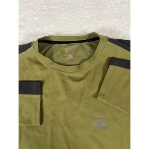 Vintage Nike ACG FitDRY Olive‎ Green L/S Baselayer Thermal Shirt Men's XL